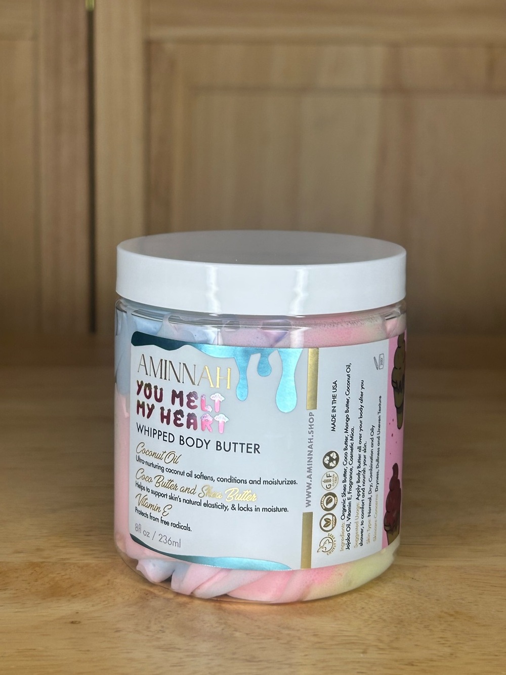 You Melt My Heart 💜🍦Whipped Body Butter 8floz by Aminnah